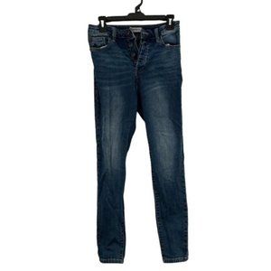 SPECIAL A Button fly skinny jeans